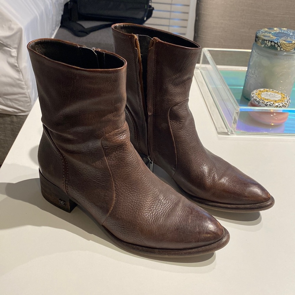 Sam Edelman Brown Hilary Boots size 6